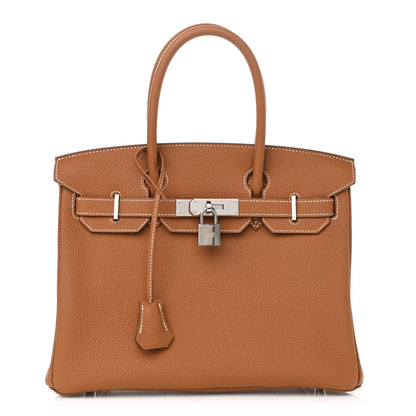 Hermes Togo Birkin 30 Gold 1 of 11