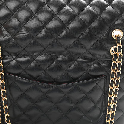 Chanel Calfskin Quilted Rock The Corner Flap Black 12 of 12