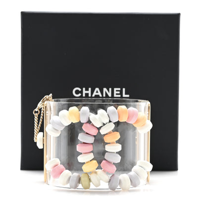 Chanel Lucite CC Sweetie Candy Cuff Multicolor 5 of 5
