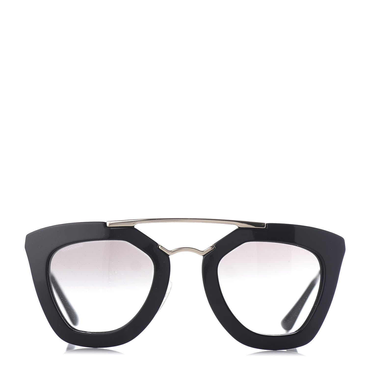 Prada Acetate Cinema Sunglasses SPR 09Q Black 2 of 8