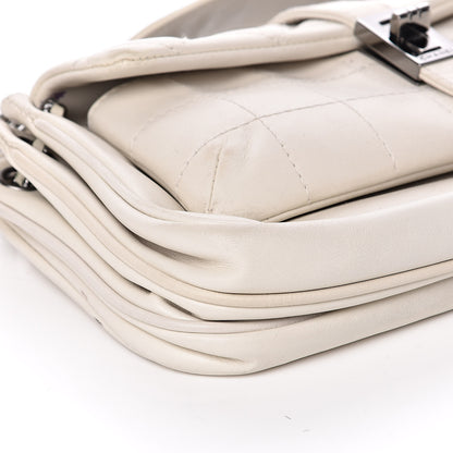 Chanel Lambskin Quilted Accordion Mademoiselle Flap White 11 of 13