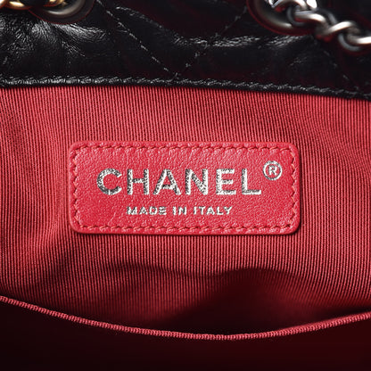 Chanel Aged Calfskin Quilted Small Gabrielle Backpack Black 8 of 10