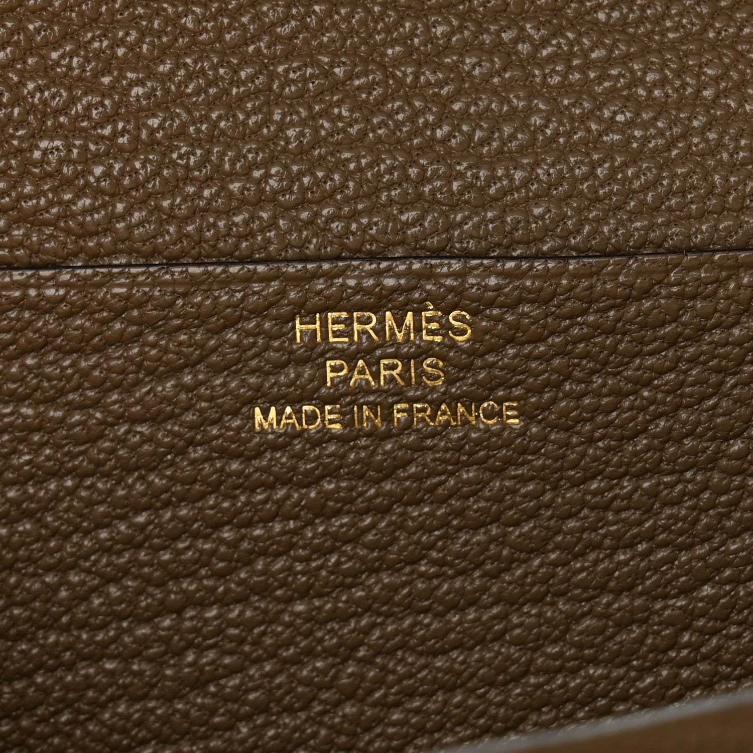 Hermes Chevre Mysore Bearn Gusset Wallet Etoupe 6 of 7