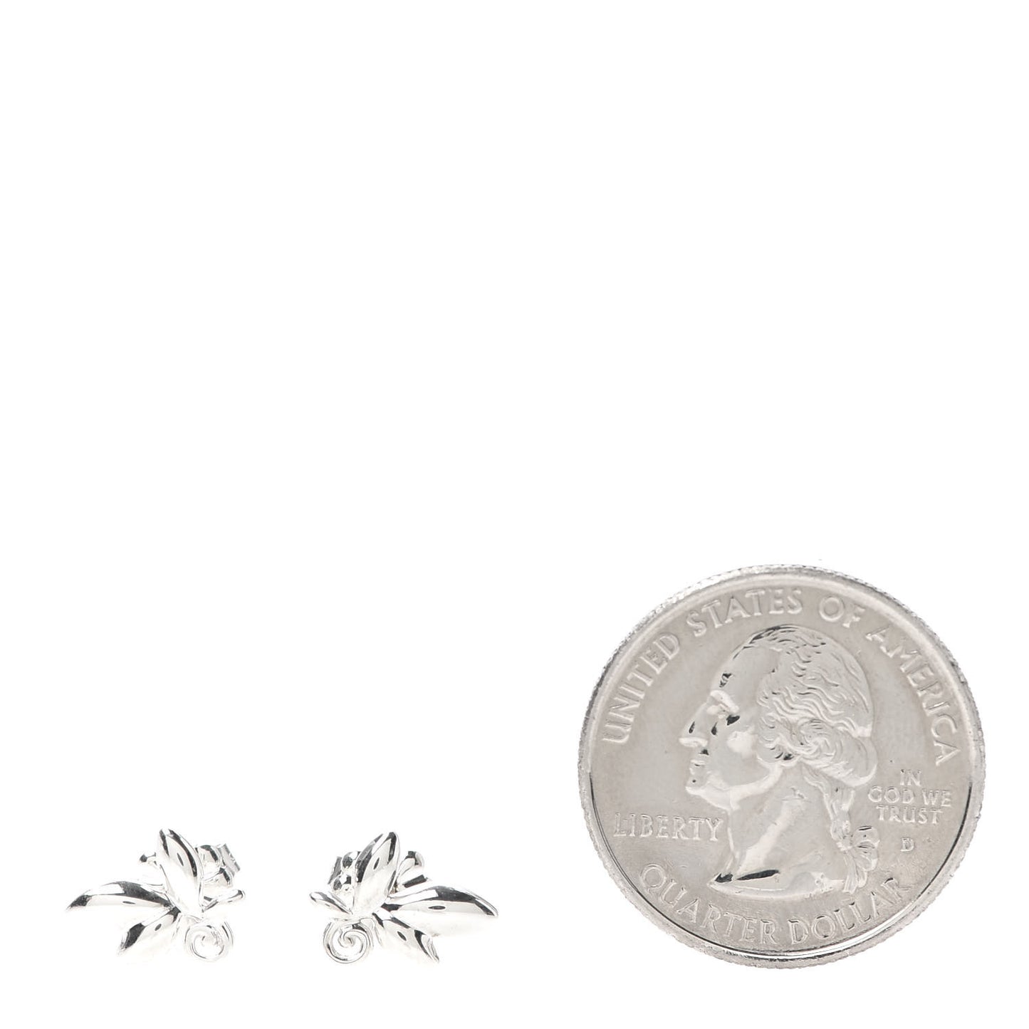Sterling Silver Paloma Picasso Olive Leaf Earrings
