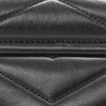 Saint Laurent Calfskin Y Quilted Monogram Medium Loulou Chain Satchel Black 11 of 13