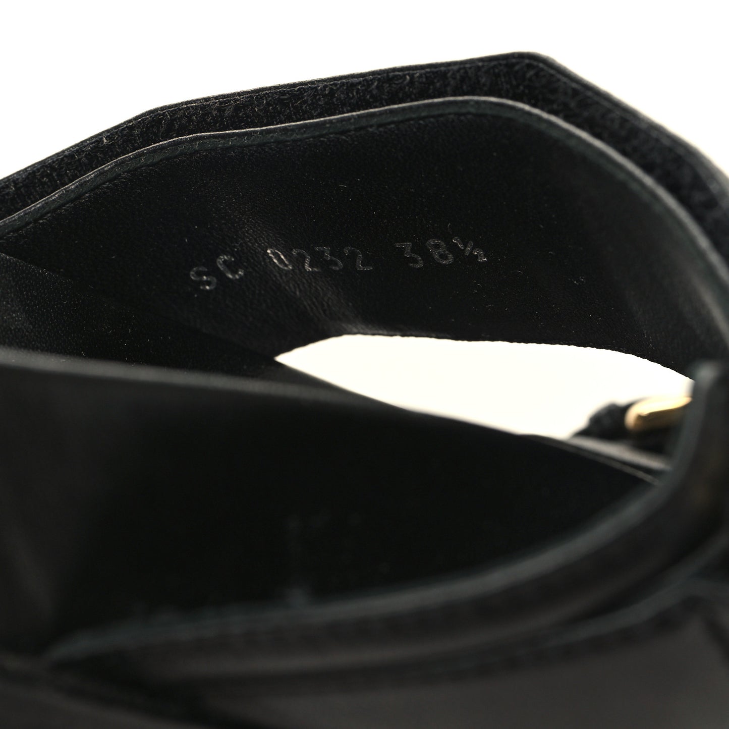 Lambskin Studded Paseo Flat Comfort Mule 38.5 Black