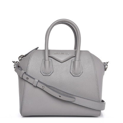 Givenchy Sugar Goatskin Mini Antigona Pearl Grey 1 of 8
