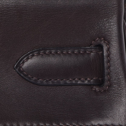 Hermes Toile Swift Kelly 32 Chocolate 14 of 35