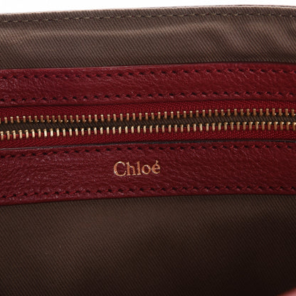 Chloe Python Sally Flap Bag Red 6 of 14