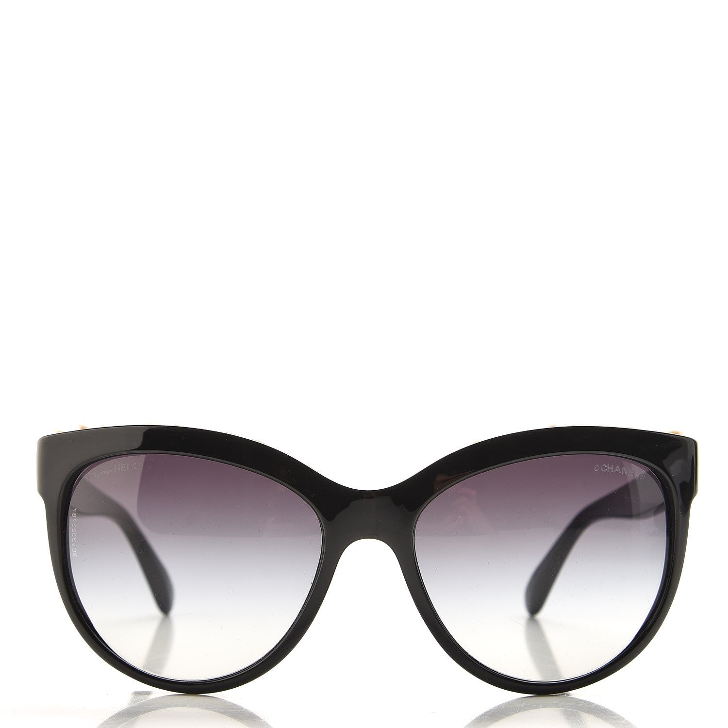 Chanel Freshwater Cultured Pearl Butterfly Sunglasses 6040-H Black 2 of 9
