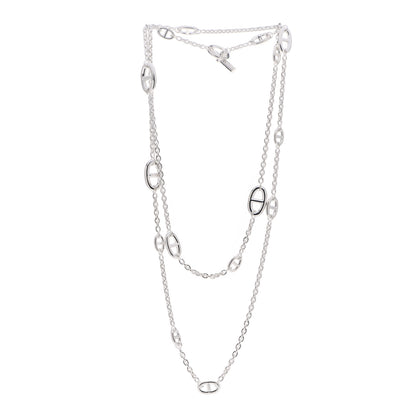 Hermes Sterling Silver Farandole Necklace 120 3 of 5