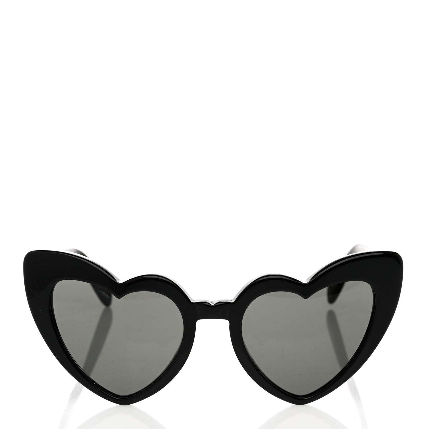 Acetate Heart Frame Loulou SL181 Sunglasses Black
