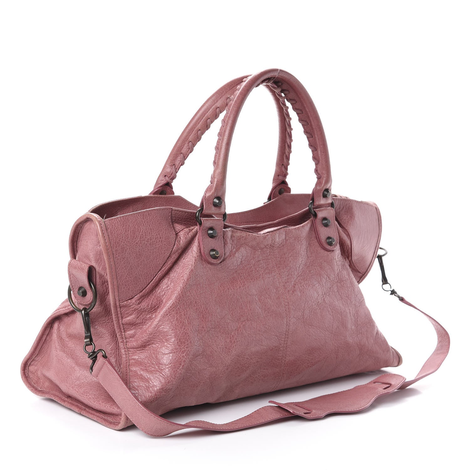 Balenciaga Agneau Classic Hardware Part Time Rose Bruyere 3 of 8