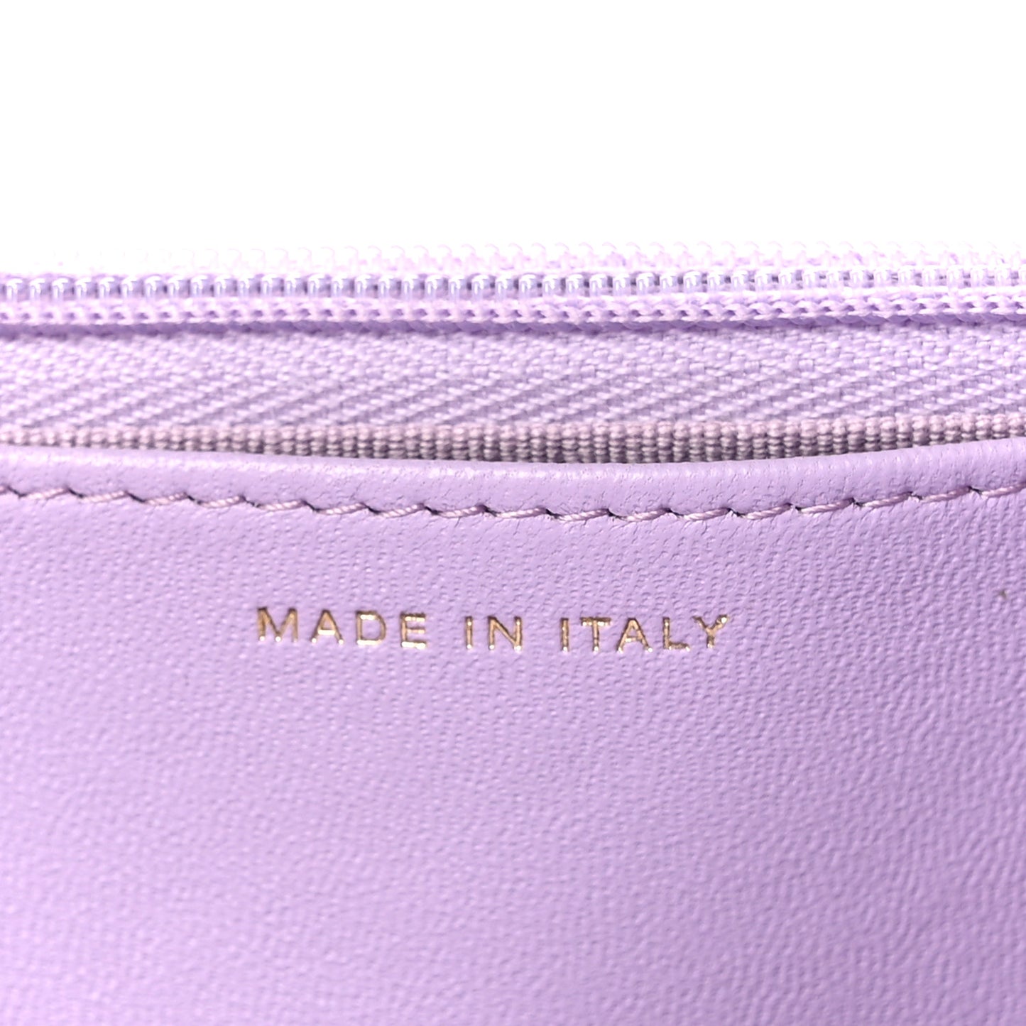 Caviar Quilted Sweetheart Wallet On Chain WOC Light Purple