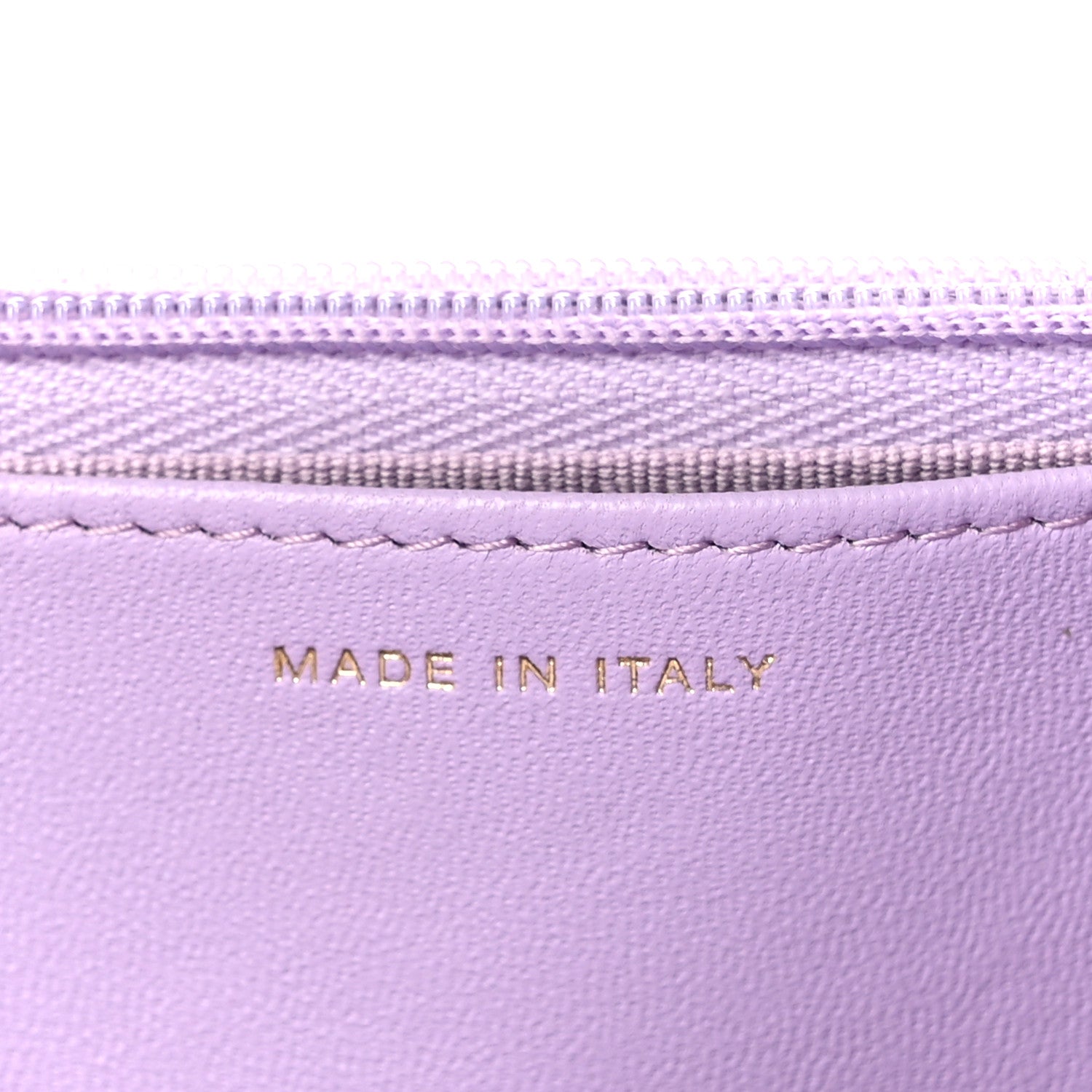 Chanel Caviar Quilted Sweetheart Wallet On Chain WOC Light Purple 7 of 11