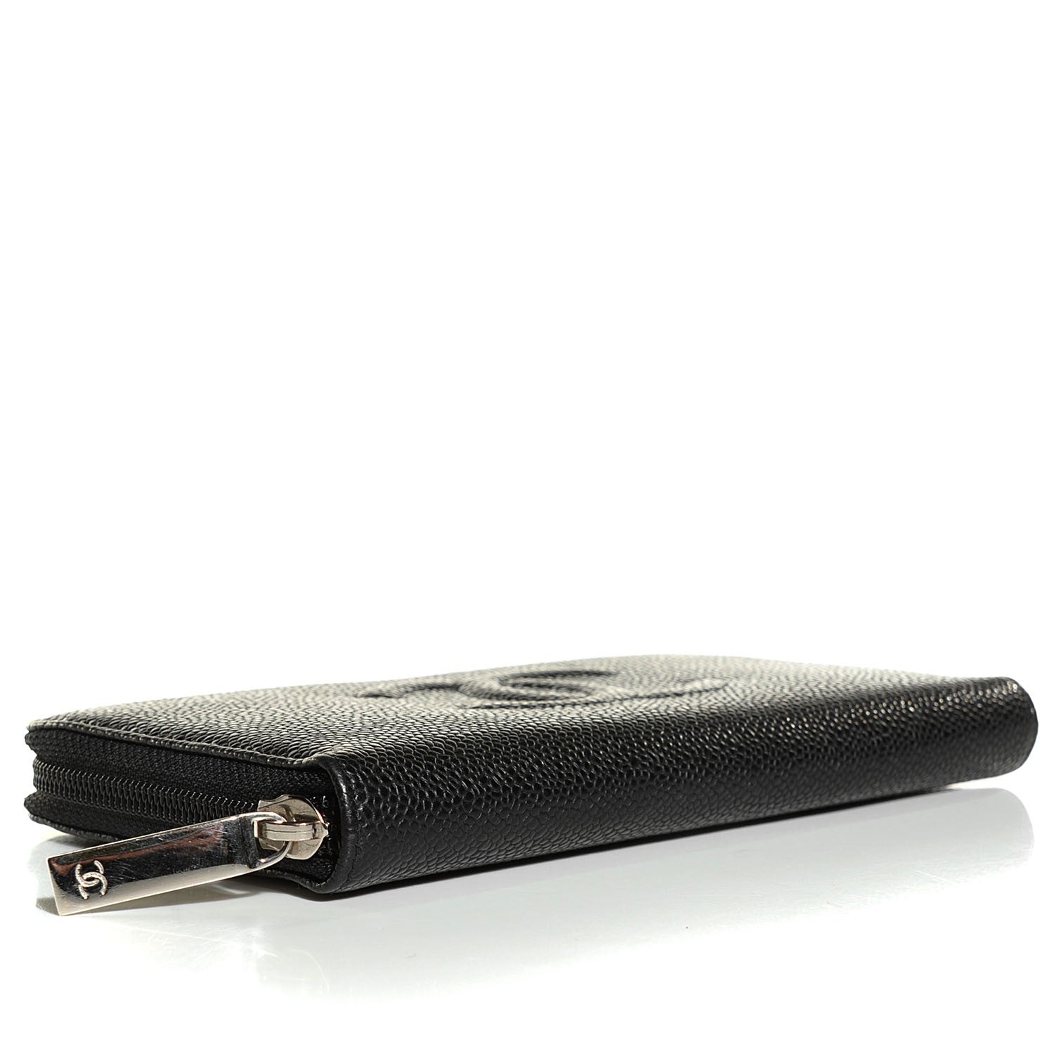 Chanel Caviar Large Timeless CC Zip Around Wallet Black 12 of 16