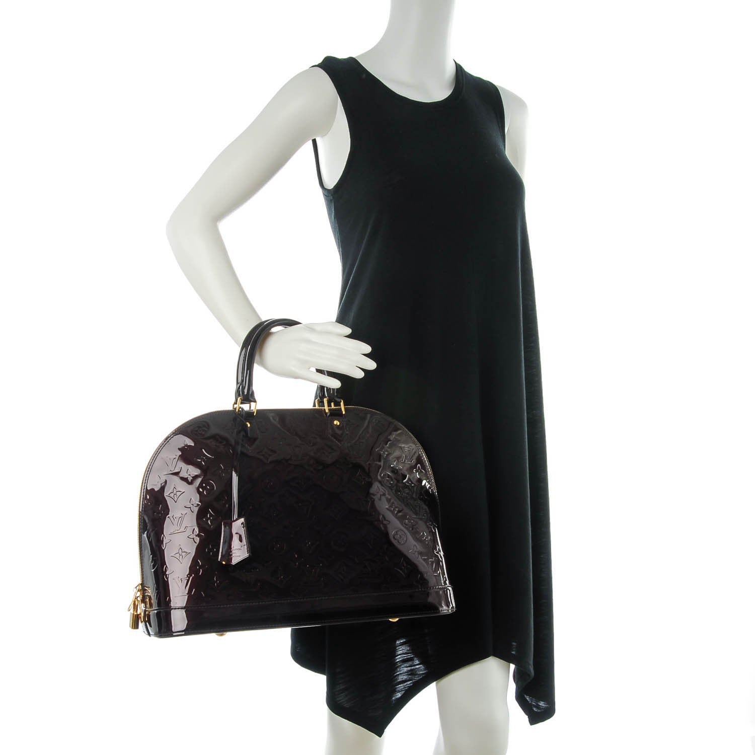 Louis Vuitton Vernis Alma GM Amarante 2 of 7