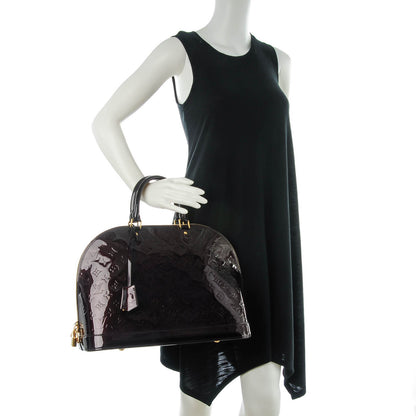Louis Vuitton Vernis Alma GM Amarante 2 of 7