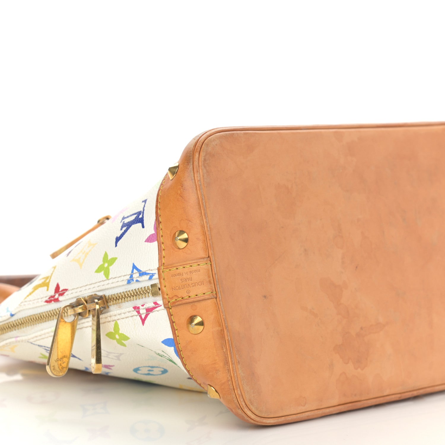 Louis Vuitton Monogram Multicolor Alma White 9 of 16