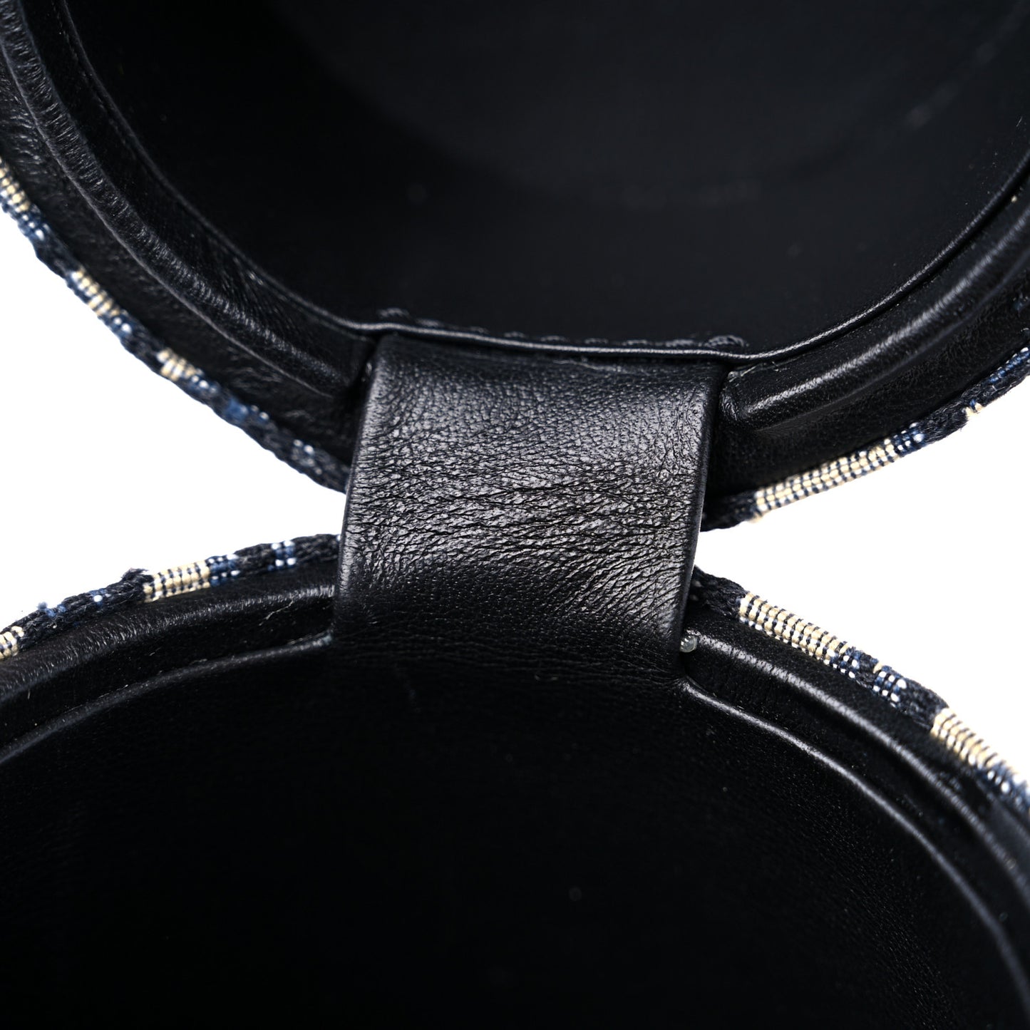 Oblique Vertical Roller Messenger Bag Blue