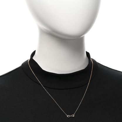 Tiffany 18K Rose Gold Infinity Pendant Necklace 2 of 5