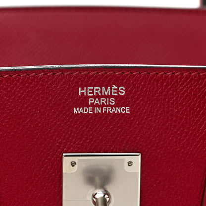 Hermes Epsom Birkin 35 Rouge Grenat 6 of 13