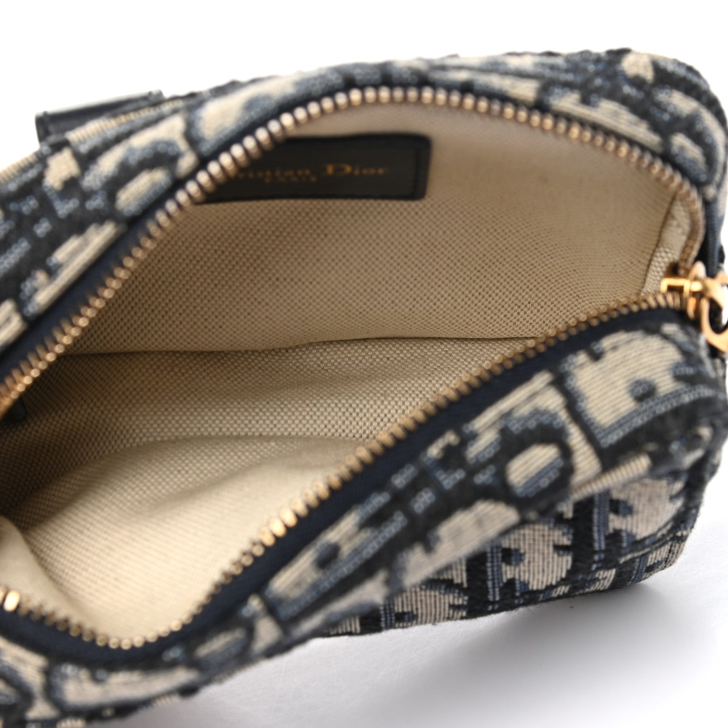 Christian Dior Oblique Belt Pouch Blue 5 of 11