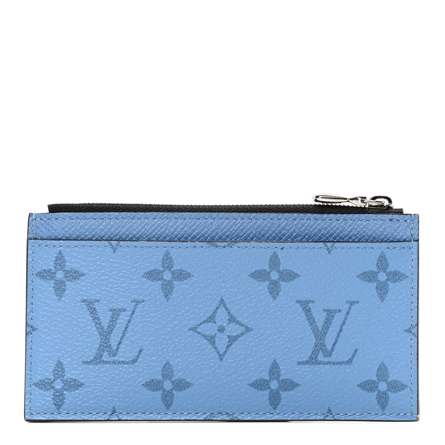 Louis Vuitton Taigarama Coin Card Holder Denim 1 of 4