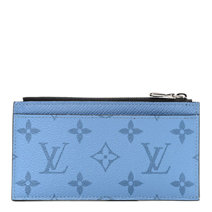 Louis Vuitton Taigarama Coin Card Holder Denim 1 of 4