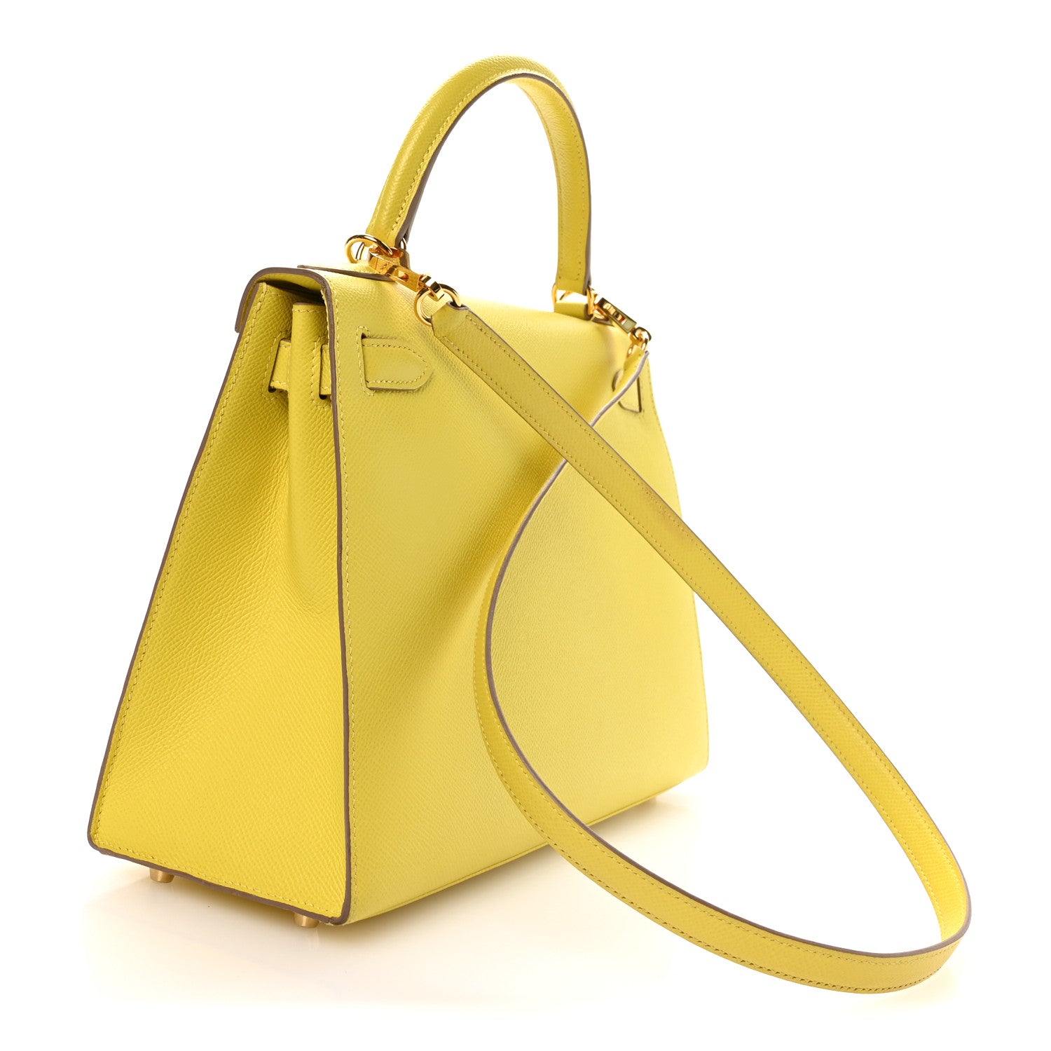 Hermes Epsom Kelly Sellier 28 Lime 3 of 11