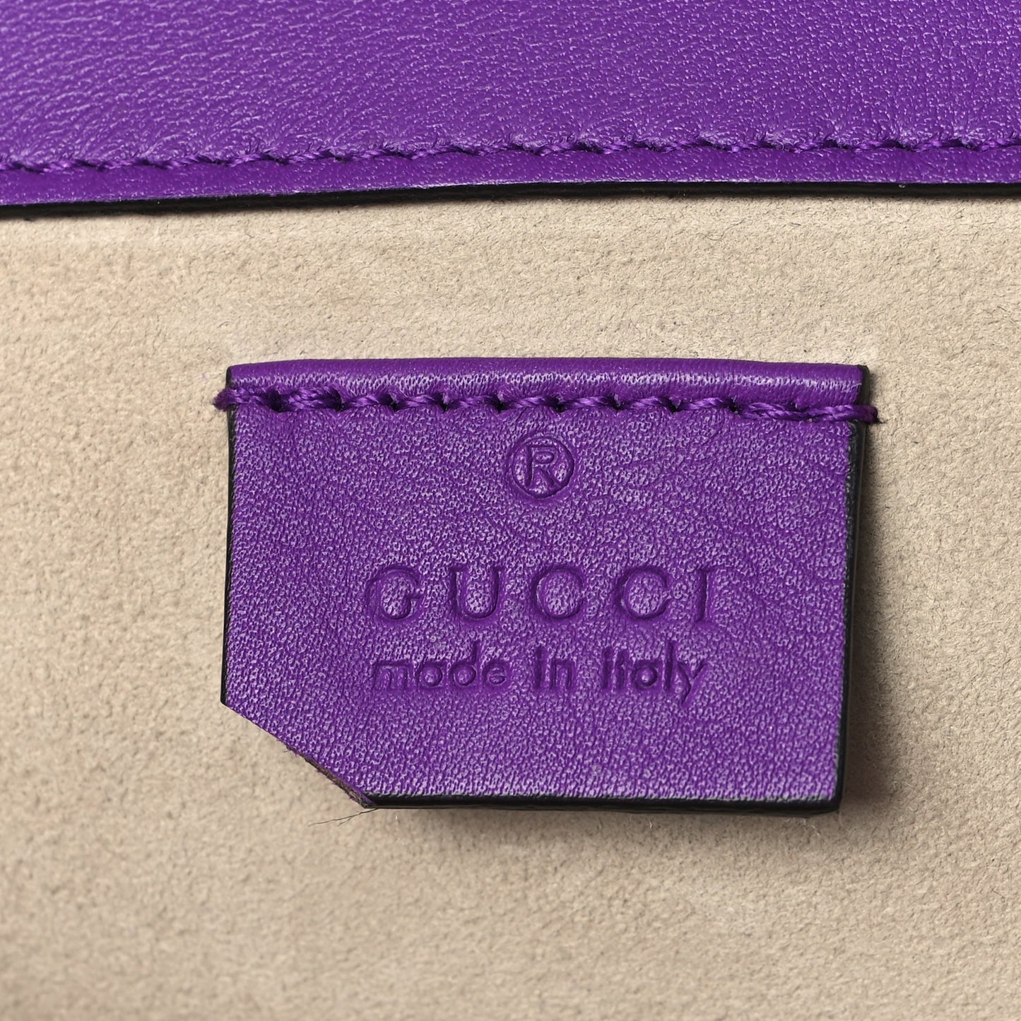 GG Supreme Monogram Snakeskin Bat Embroidered Small Dionysus Shoulder Bag Purple