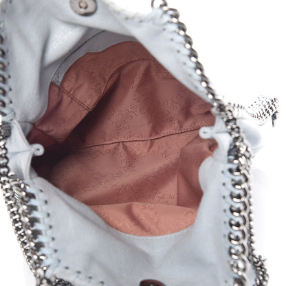 Stella McCartney Shaggy Deer Mini Falabella Fold Over Tote Light Blue 6 of 12