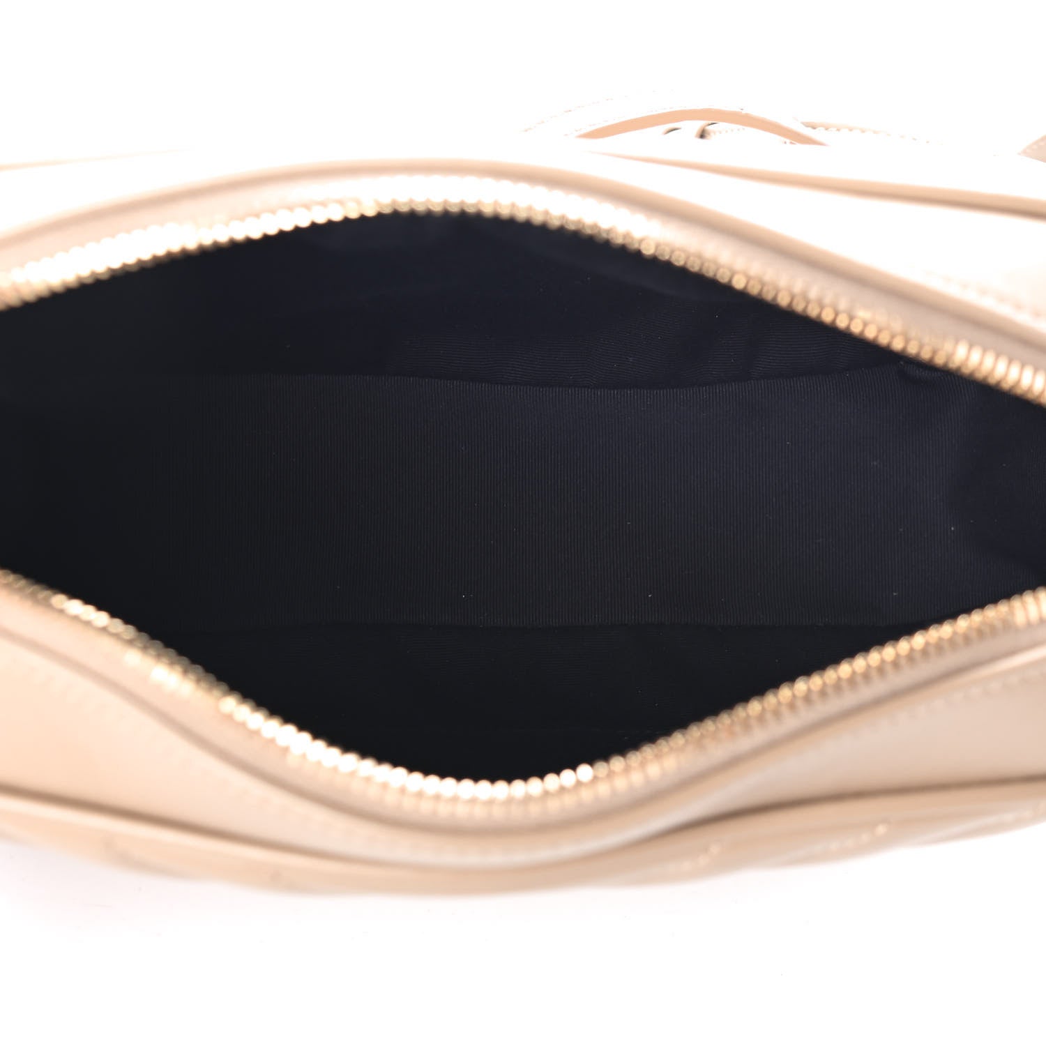Saint Laurent Calfskin Matelasse Monogram Lou Camera Bag Dark Latte 4 of 5