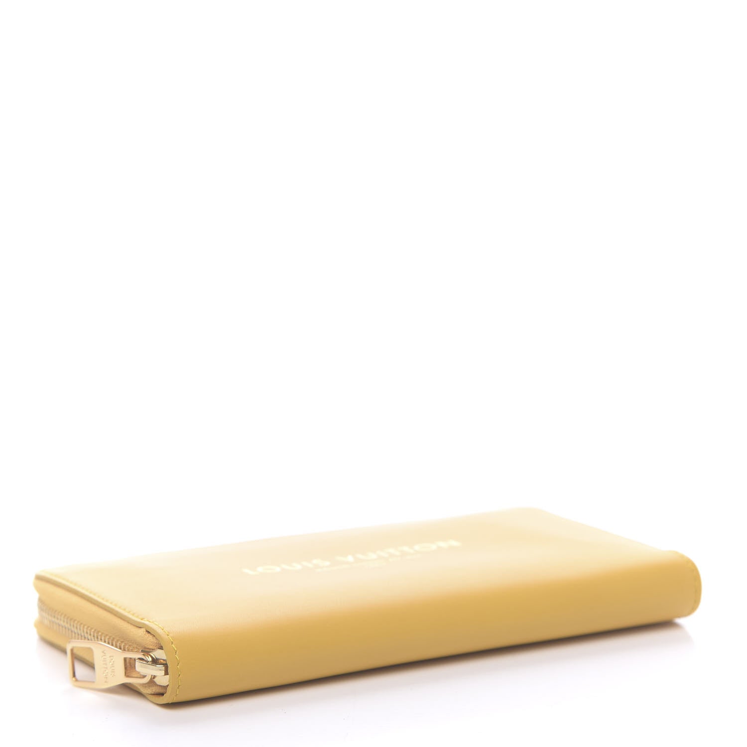 Louis Vuitton Supple Calfskin Paname Flight Zippy Wallet Yellow 4 of 6