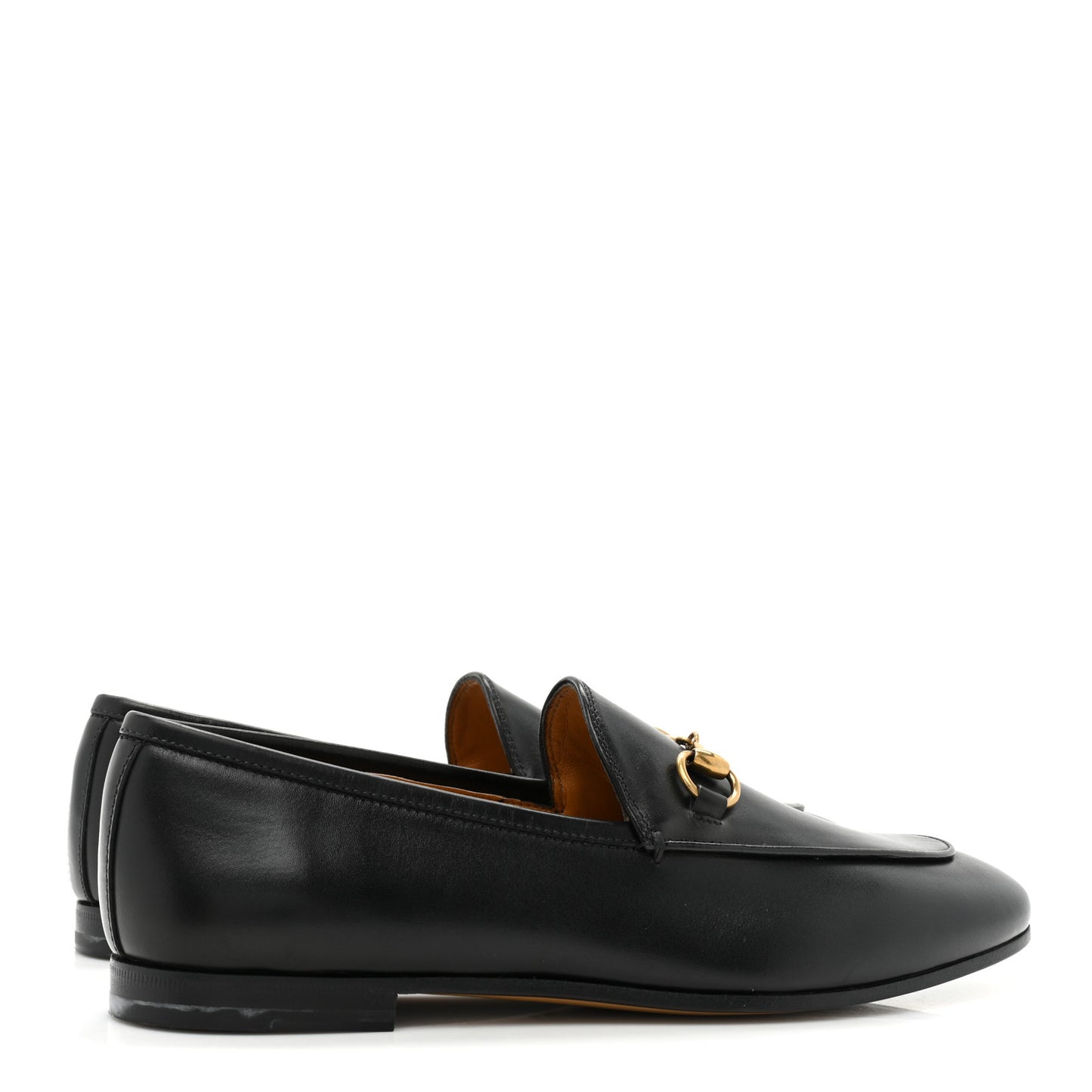 Calfskin Womens Jordaan Loafers 37.5 Black