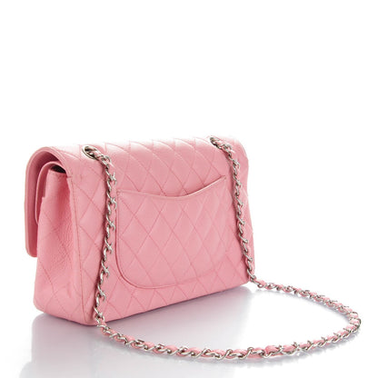 Chanel Caviar Quilted Medium Double Flap Pink 3 of 8