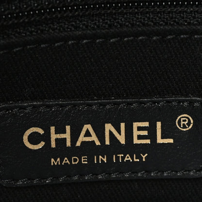 Chanel Mixed Fibers Small Deauville Tote Black 5 of 9