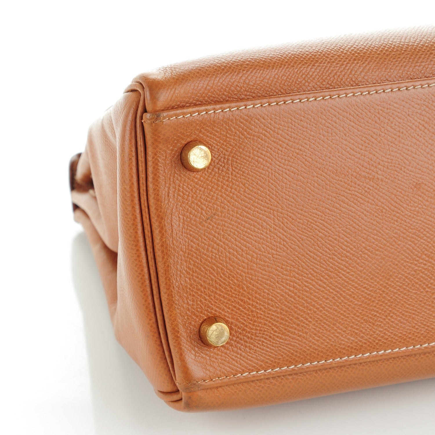 Hermes Courchevel Kelly Retourne 32 Gold 17 of 26
