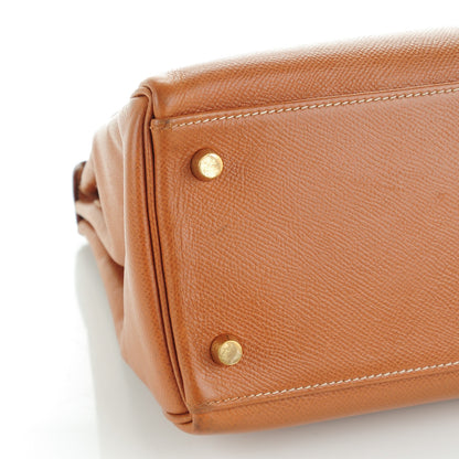 Hermes Courchevel Kelly Retourne 32 Gold 17 of 26