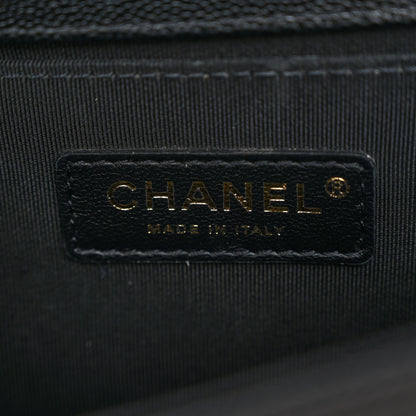 Chanel Caviar Quilted Medium Boy Flap Black 6 of 10