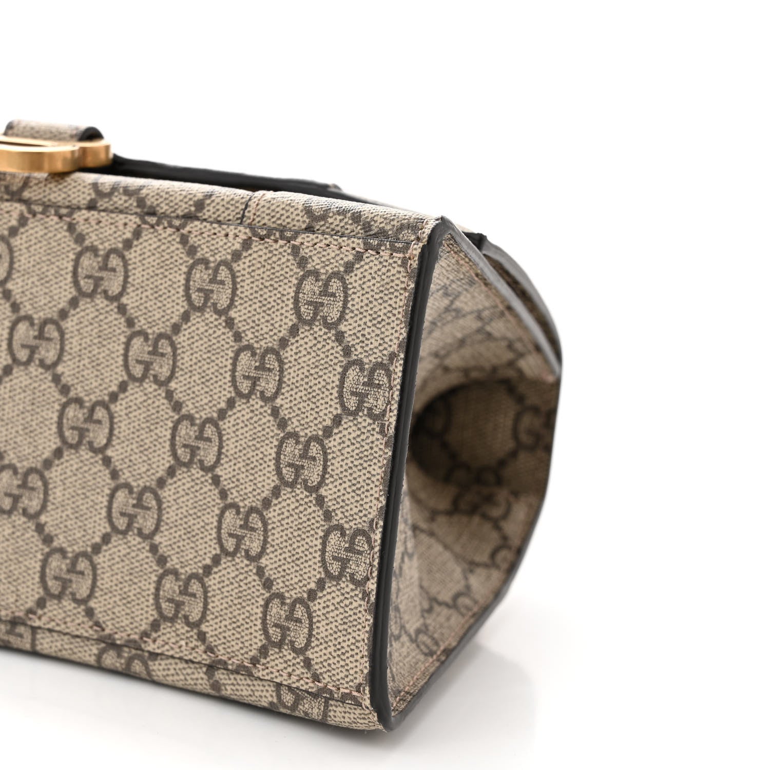 Balenciaga X GUCCI GG Supreme Monogram Small Hourglass Top Handle Bag Beige Ebony 10 of 10