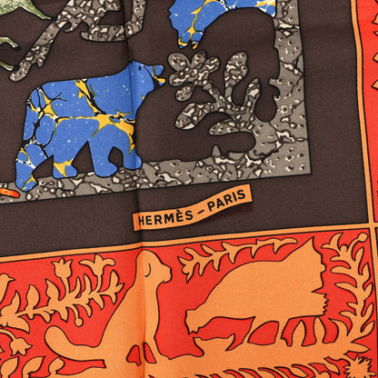 Hermes Silk Early America Scarf 90 2 of 3