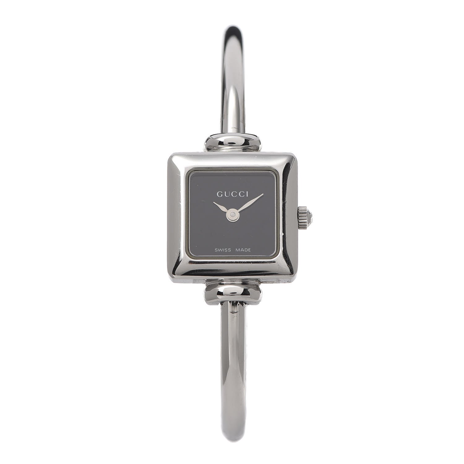 Gucci Stainless Steel 19mm 1900L Quartz Watch Black 1 of 7