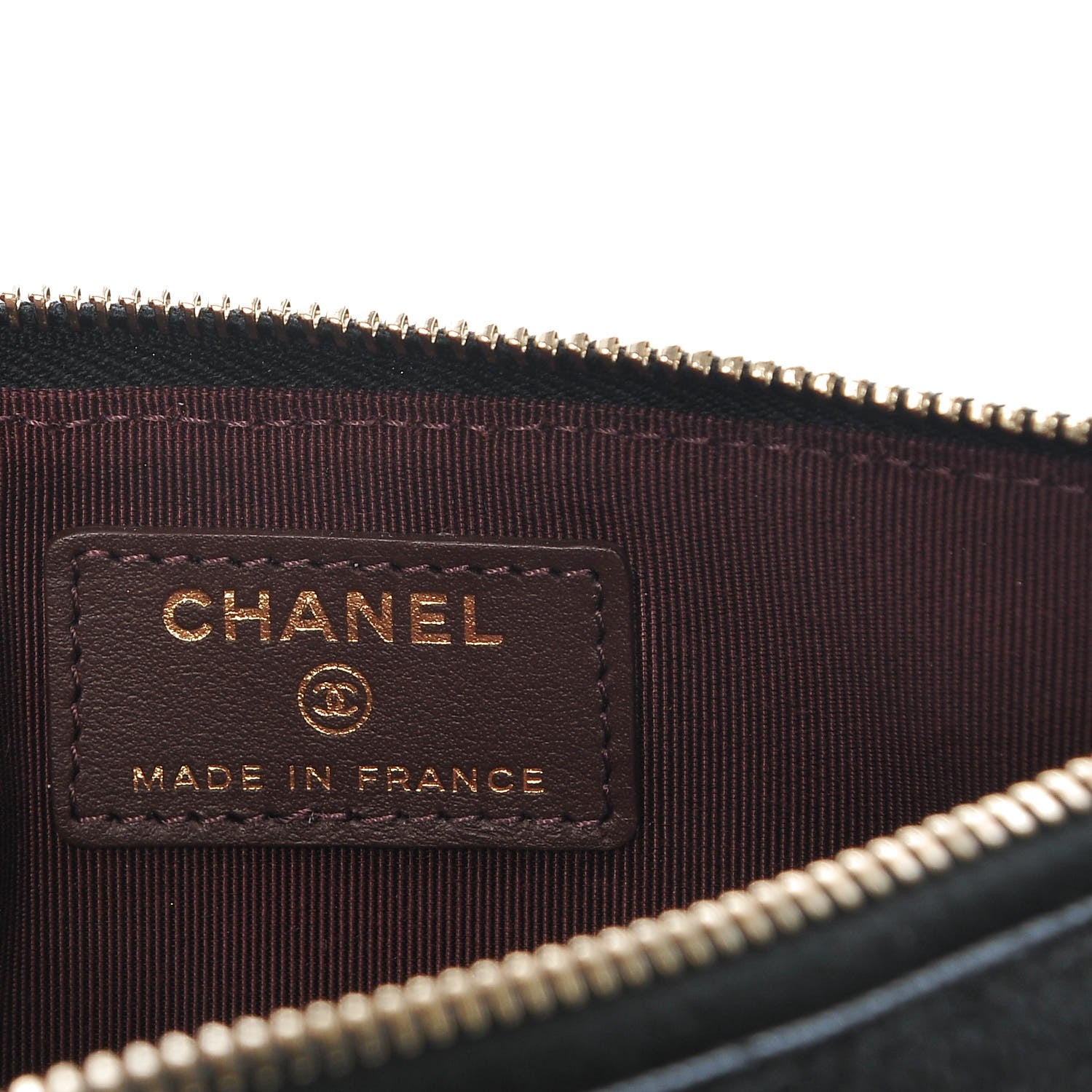 Chanel Caviar Quilted Classic Flat Wallet Pouch Black 6 of 9