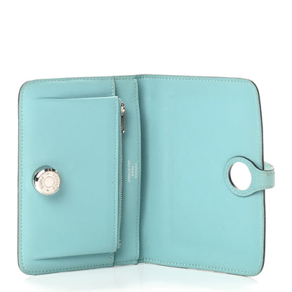 Hermes Swift Dogon Compact Wallet Bleu Atoll 4 of 8