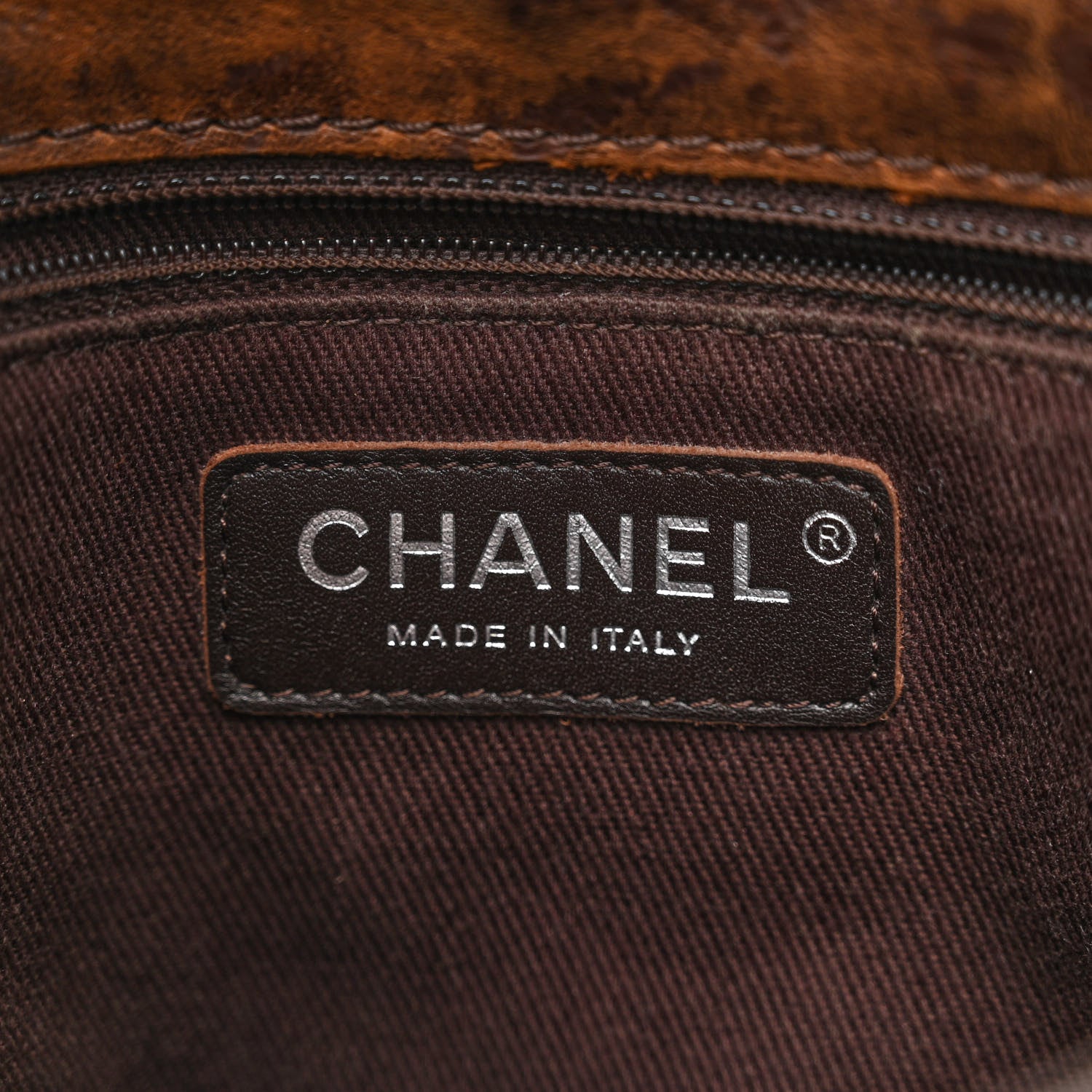 Chanel Aged Crumpled Calfskin Small Vintage Flap Brown 6 of 10