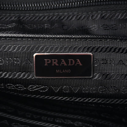 Prada Tessuto Nylon Messenger Bag Black 6 of 9