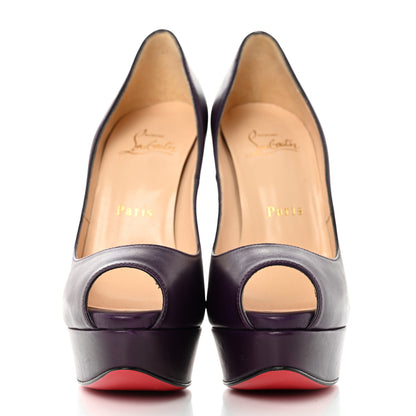 Christian Louboutin Calfskin Palais Royal 140 Pumps 36 Purple 2 of 7