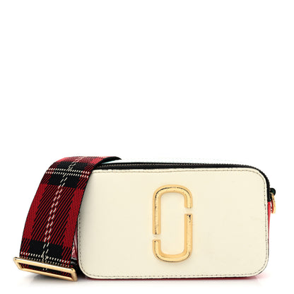 Marc Jacobs Saffiano Small Snapshot Camera Bag Porcelain Multi 1 of 12