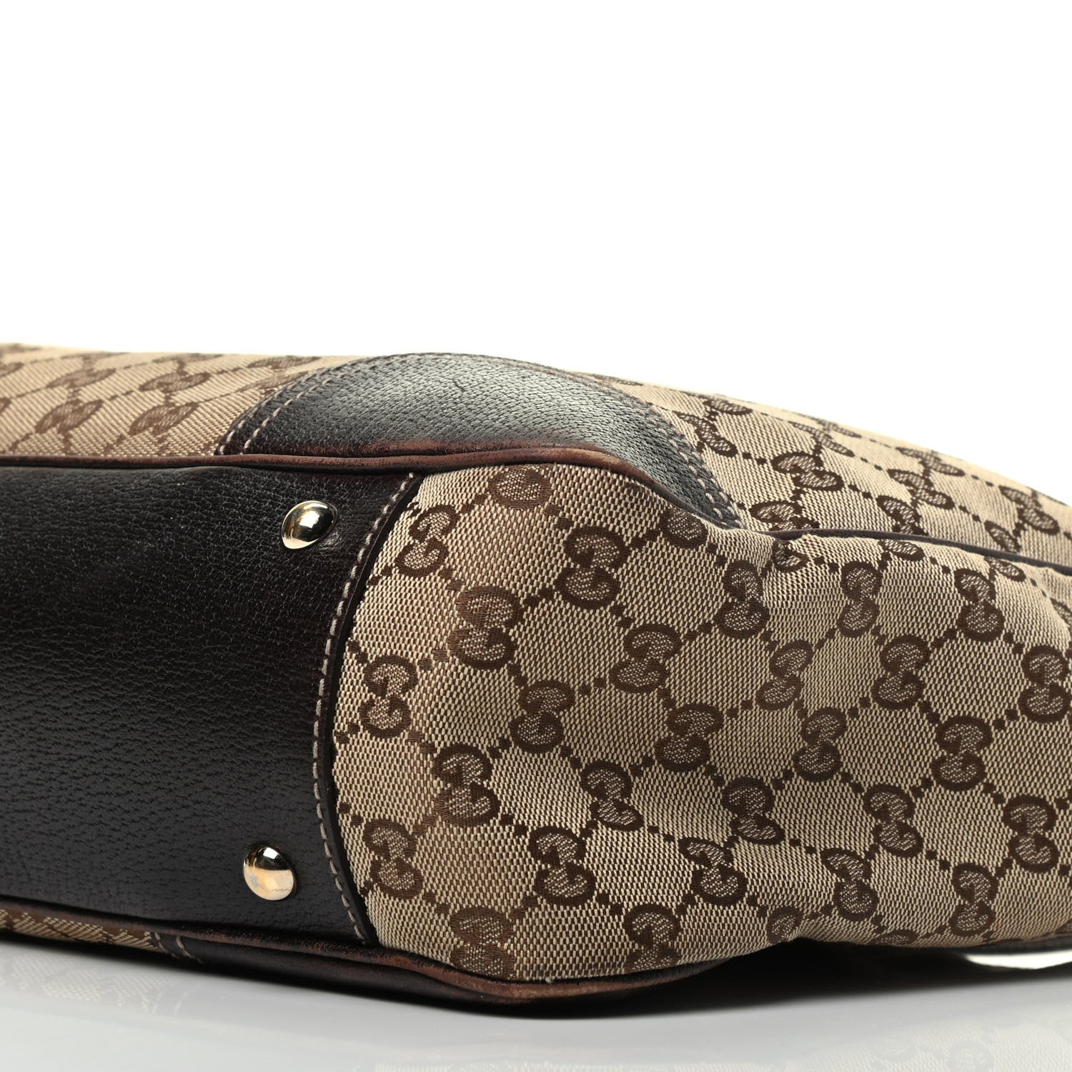 Gucci Monogram Medium Princy Tote Dark Brown 9 of 9